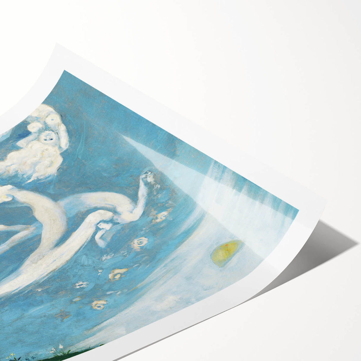 Modern Wall Art - Dreamlike Composition with Ethereal Figures