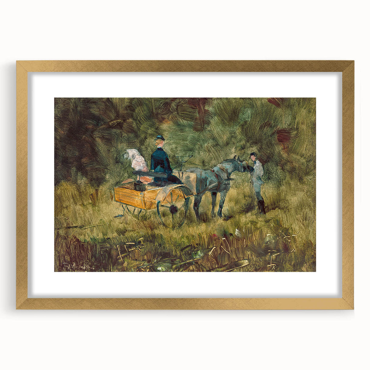 Impressionist Scene - The Trap by Henri de Toulouse-Lautrec Print