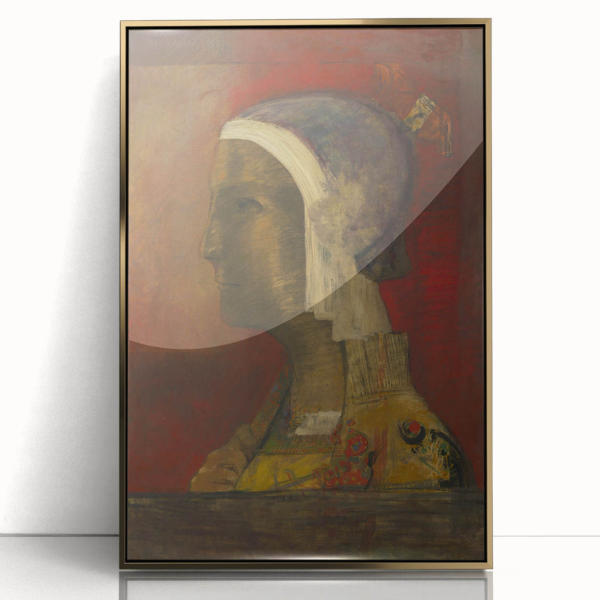 Symbolic Head Modern Wall Art – Abstract Contemporary Decor
