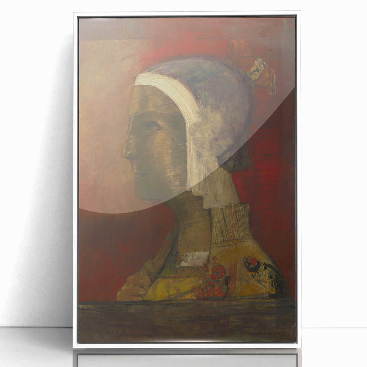 Symbolic Head Modern Wall Art – Abstract Contemporary Decor