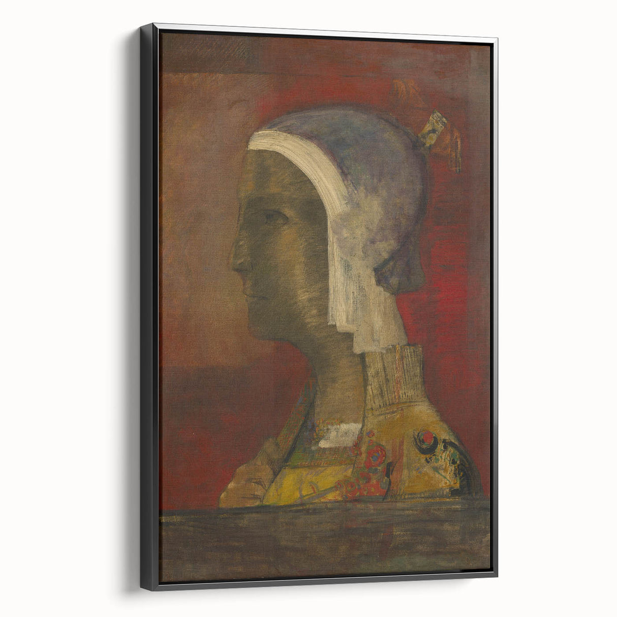 Symbolic Head Modern Wall Art – Abstract Contemporary Decor