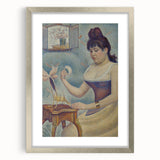 Impressionist Oil Painting – French Village Art Print