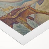 Impressionist Oil Painting – French Village Art Print