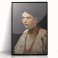 Portrait of a Girl Modern Wall Art – Minimalist Contemporary Design