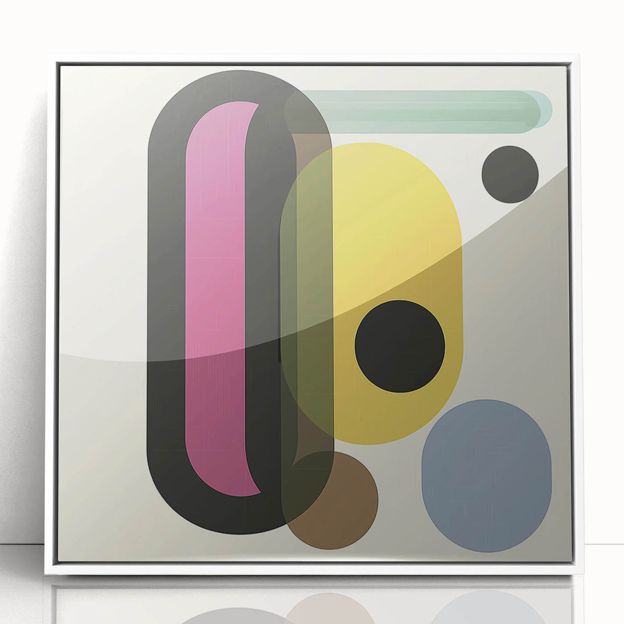 Acrylic Bedroom Wall Art – Geometric Canvas Prints for Bedroom