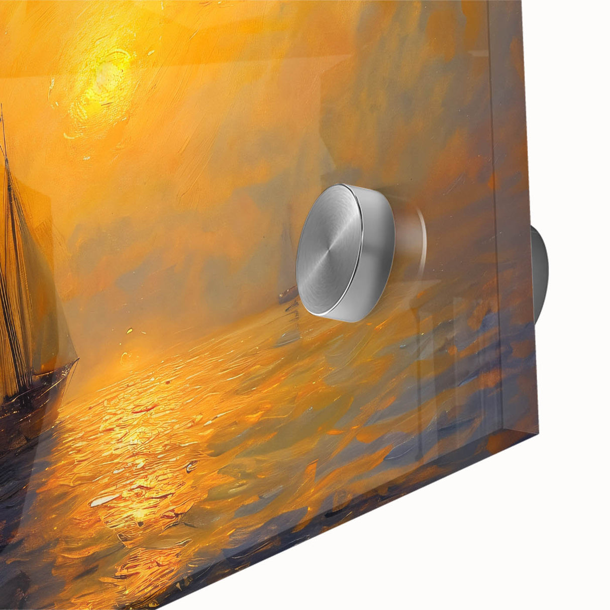 Sailing into Sunset Office Wall Art – Modern Corporate Decor