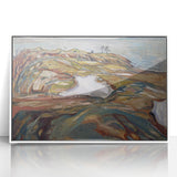 Expressionist Art: "Coastal Landscape" Modern Expressionism Wall Art