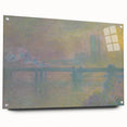 Impressionist London Scene - Monet's Charing Cross Bridge, Framed Print