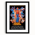 Retro Malibu Express Poster Art - Vintage 80s Action Movie Prints