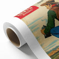 Vintage Levi’s Poster | First in the West Western Art Print