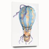 Sky Adventure Bear - Nursery Acrylic Wall Art for Kids