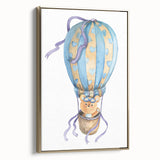 Sky Adventure Bear - Nursery Acrylic Wall Art for Kids