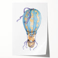 Sky Adventure Bear - Nursery Acrylic Wall Art for Kids