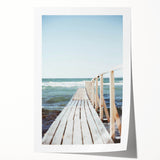 Extra large rolled print of summer-themed floral art with vibrant colors, ideal for dining room wall decor.