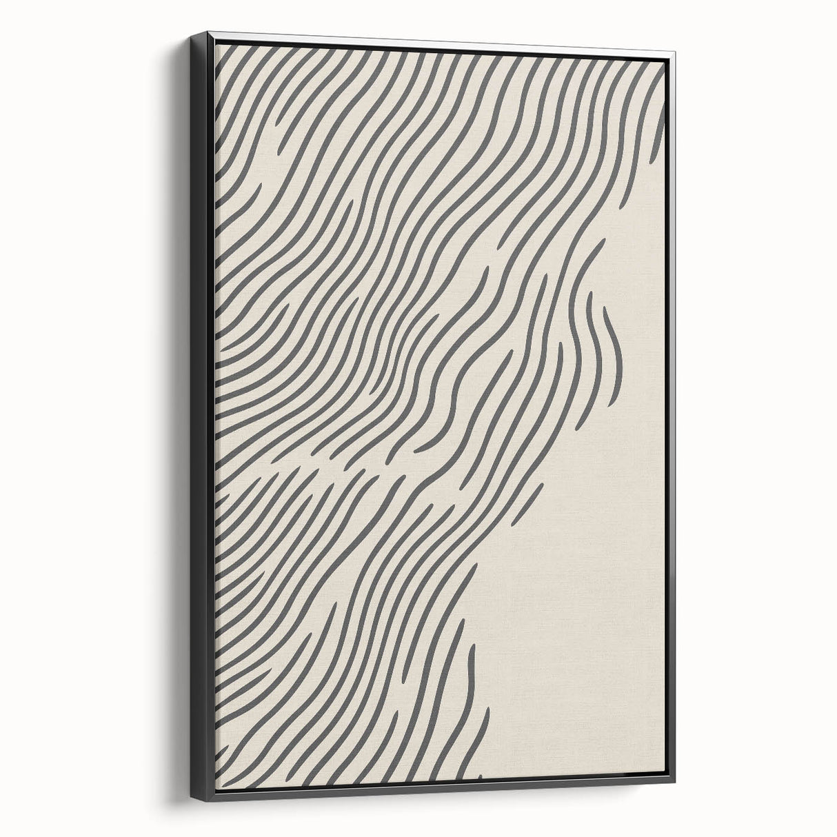 Black and white vintage poster art of a winter landscape on framed canvas, ideal for bedroom wall decor.