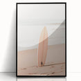 Large abstract wall art in mid-century modernist style, featuring a mix of vibrant and muted tones on acrylic.