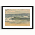 Impressionist Seascape Wall Art – Waves on the Shoreline Canvas