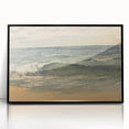 Impressionist Seascape Wall Art – Waves on the Shoreline Canvas