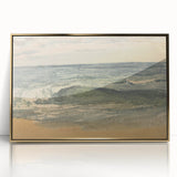 Impressionist Seascape Wall Art – Waves on the Shoreline Canvas