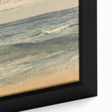 Impressionist Seascape Wall Art – Waves on the Shoreline Canvas