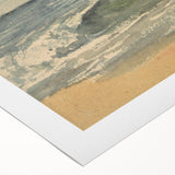 Impressionist Seascape Wall Art – Waves on the Shoreline Canvas