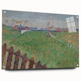 Impressionist Landscape Wall Art – Vibrant Racecourse Scene Print