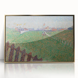 Impressionist Landscape Wall Art – Vibrant Racecourse Scene Print