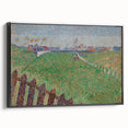 Impressionist Landscape Wall Art – Vibrant Racecourse Scene Print
