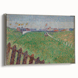Impressionist Landscape Wall Art – Vibrant Racecourse Scene Print