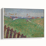 Impressionist Landscape Wall Art – Vibrant Racecourse Scene Print