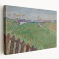 Impressionist Landscape Wall Art – Vibrant Racecourse Scene Print