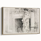 Impressionist Wall Art – The White Kimono by Childe Hassam