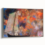 Modern Wall Art: Dreamy Sailing Scene with Vibrant Cloudscape