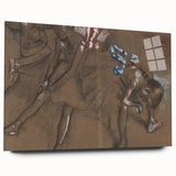 Impressionist Ballet Wall Art – Three Dancers Resting by Edgar Degas