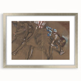 Impressionist Ballet Wall Art – Three Dancers Resting by Edgar Degas