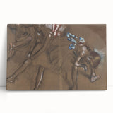 Impressionist Ballet Wall Art – Three Dancers Resting by Edgar Degas