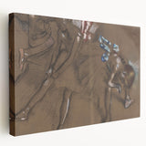 Impressionist Ballet Wall Art – Three Dancers Resting by Edgar Degas