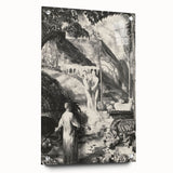 Farewell to Utopia Modern Wall Art – Monochrome Contemporary Decor