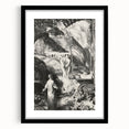 Farewell to Utopia Modern Wall Art – Monochrome Contemporary Decor