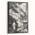 Farewell to Utopia Modern Wall Art – Monochrome Contemporary Decor