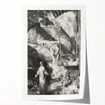 Farewell to Utopia Modern Wall Art – Monochrome Contemporary Decor