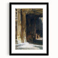 Cathedral Interior Modern Wall Art – Abstract Architectural Decor