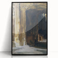 Cathedral Interior Modern Wall Art – Abstract Architectural Decor