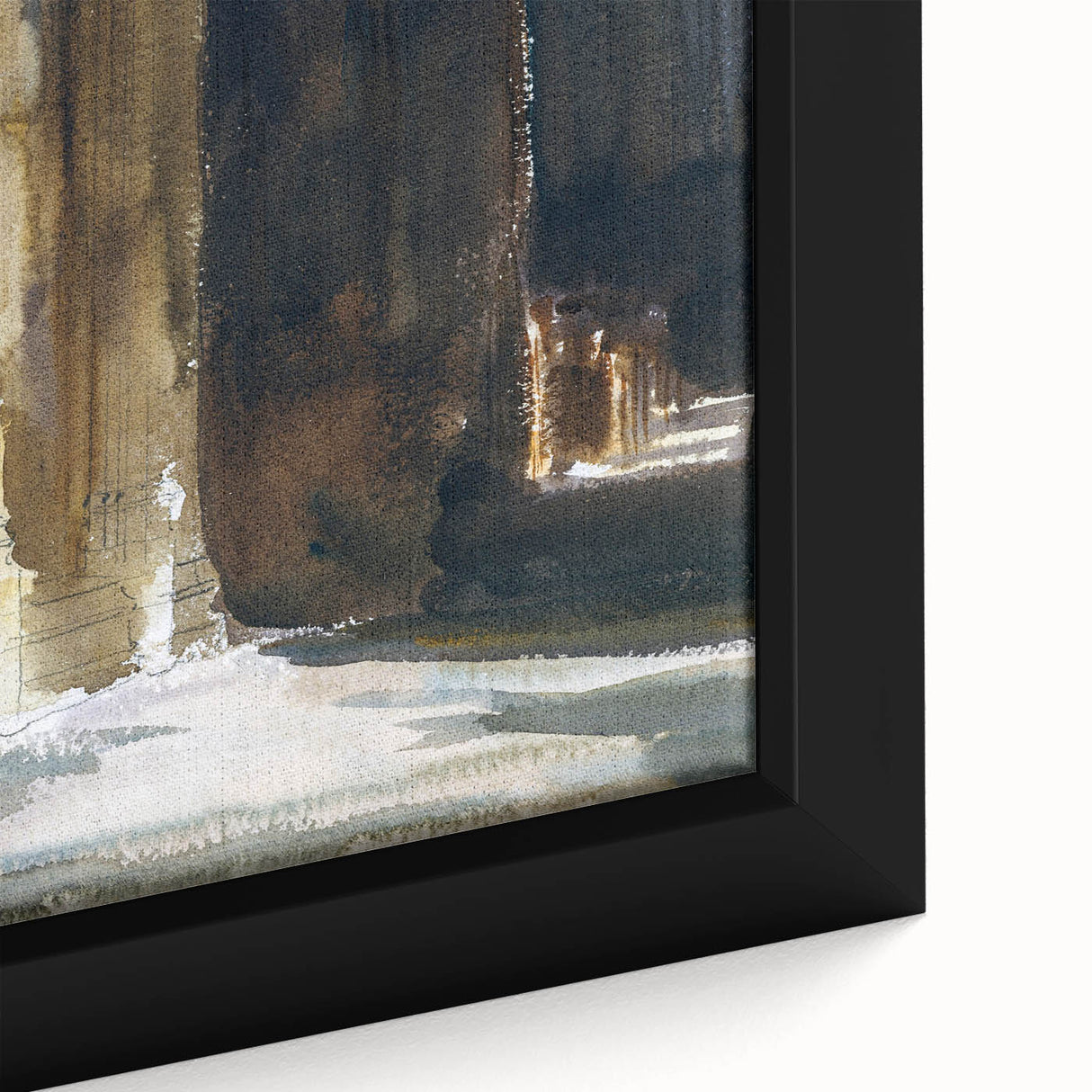 Cathedral Interior Modern Wall Art – Abstract Architectural Decor