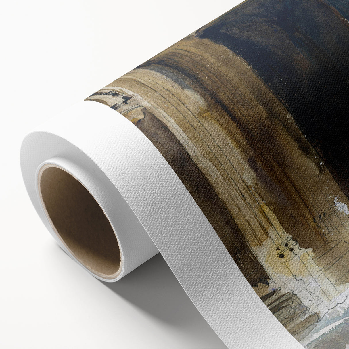 Cathedral Interior Modern Wall Art – Abstract Architectural Decor