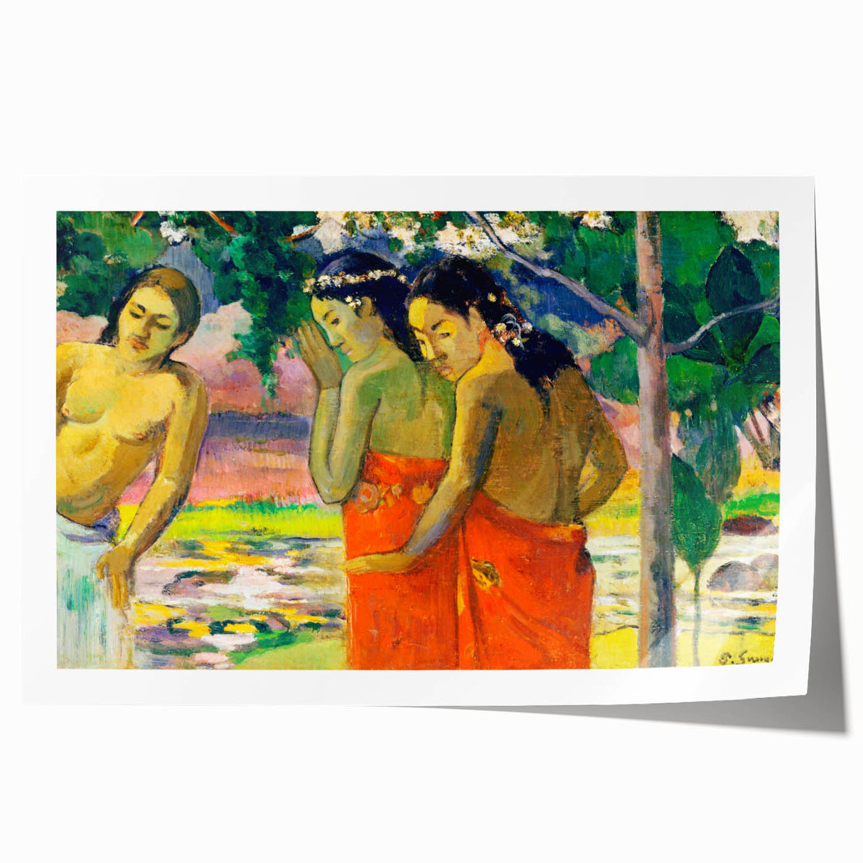 Impressionist Wall Art – Three Tahitian Women by Paul Gauguin
