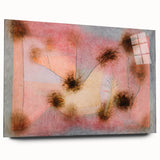 Modern Wall Art: Abstract Botanical Composition in Warm Tones