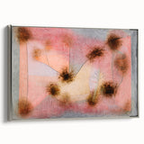 Modern Wall Art: Abstract Botanical Composition in Warm Tones