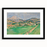 Impressionist Landscape Wall Art – Mont Sainte-Victoire by Cézanne