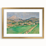 Impressionist Landscape Wall Art – Mont Sainte-Victoire by Cézanne